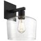 Access Lighting Port Nine Chardonnay, Chardonnay LED Wall Sconce, Matte Black Finish, Seeded Glass 63144LEDDLP-MBL/SDG - alternate 8